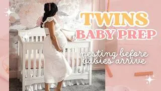 Thumbnail: NEST WITH ME | Preparing Our House for Twin Girls Before They Arrive (Baby Prep + Nesting Checklist)