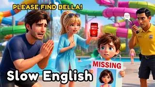 Thumbnail: A Fun Day Became a Nightmare... Where Is Bella? 😨| Slow English | Easy English Stories (A2)