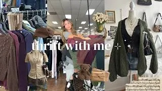 Thumbnail: thrift with me!! pinterest inspired fall colors 🍂🕯️✨
