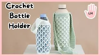 Thumbnail: LEFT HANDED CROCHET: Crochet a Stunning Moroccan Bottle Holder | Step-by-Step Pattern