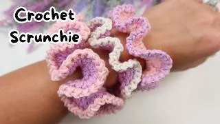 Thumbnail: Perfect Beginner Crochet Scrunchie Pattern | Two Sizes