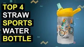 Thumbnail: Top 4 Straw Sports Water Bottle Great For Travel | Adventure-Ready Straw Water Bottle For On-The-Go