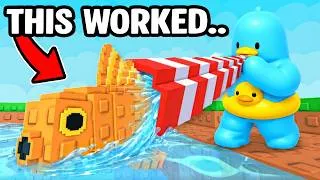 Thumbnail: SIP THE LAKE to FISH in ROBLOX...
