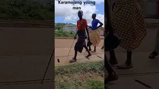 Thumbnail: Karamojong young men of Moroto city #viralvideo #shorts #youtubeshorts #karamoja