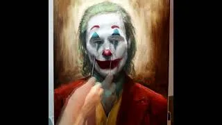 Thumbnail: Joker Oil Painting time lapse