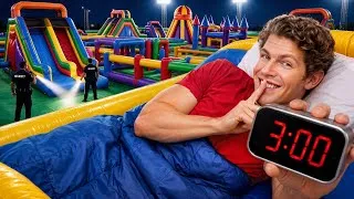Thumbnail: Overnight Challenge In an Inflatable City!