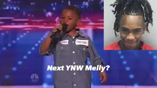 Thumbnail: 7 Year old raps Murder On My Mind on America’s Got Talent *Mini YNW Melly*