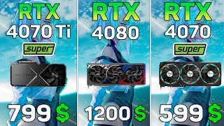 Thumbnail: RTX 4070 Ti SUPER vs RTX 4080 vs RTX 4070 SUPER - 10 Games Test