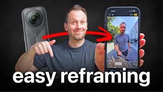 Thumbnail: The EASIEST Way To Reframe Insta360 Videos!