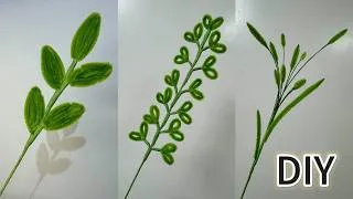 Thumbnail: 🌿Easy Pipe Cleaner Leaves Tutorial | The best match for your flowers