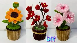 Thumbnail: DIY Pipe Cleaner Flower Pot | Easy Home Decor Tutorial 💖