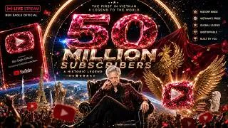 Thumbnail: BEN EAGLE Officially Hits 50 Million Subscribers #BenEagle #50Million #50MSubscribers #LiveCountdown