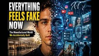 Thumbnail: Why Everything Feels Fake Now  The Manufactured World We Accidentally Built