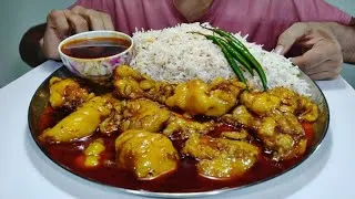 Thumbnail: Massive Fatty Mutton Curry And Jeera Rice Mukbang | Eating Oily Fat Curry | Charbi | Food Challenge