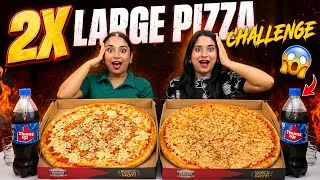 Thumbnail: 2X Large PiZza Eating Challenge| pizza Challenge| Bengali Foodie Sisters 