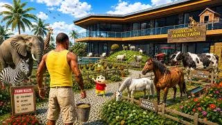 Thumbnail: Franklin Shinchan Turned Their House into A Zoo in GTA 5 l GTA V Bangla Gameplay