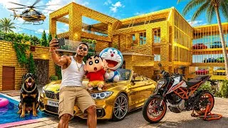 Thumbnail: Franklin Shinchan Upgraded Their House To Luxurious Golden House | Gta V Bangla Gameplay