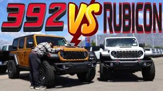 Thumbnail: Just Look at the PRICE TAGS! //2026 Wrangler Willys 392 vs 2026 Wrangler Rubicon X//