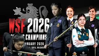 Thumbnail: Mink Nutcharut vs Panchaya Channo (Highlights) 2026 WSF Snooker Championships Day 2 Table 1