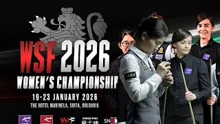Thumbnail: Bai Yulu vs Anna Prysazhnuka (Highlights) 2026 WSF Snooker Championships Day 1 Table 2