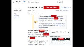 Thumbnail: Clapping Music by Steve Reich BUT IT'S ALL CANNONS!!
