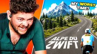Thumbnail: Can I DESTROY My Alpe du Zwift PR in 5 Months? 😤 - Week 1