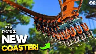 Thumbnail: Building a NEW COASTER in World of Adventure! (Planet Coaster 2)