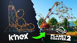 Thumbnail: Building a Realistic K'NEX Coaster in Planet Coaster 2