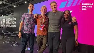 Thumbnail: Jonny Davies, Tasha Thompson & Rob Dalto are Running For The Bus LIVE @ the London Marathon 2026