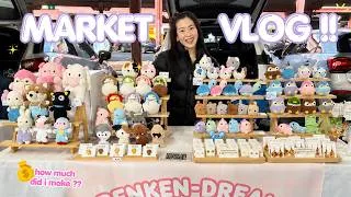 Thumbnail: Come to Queen Victoria market in Melbourne with me! 🛍️ Small business vlog + Sales recap.