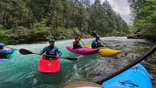 Thumbnail: My first lap on the Little White Salmon River. (Ldub) 2.8 feet.