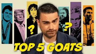 Thumbnail: Ben Shapiro's Ultimate GOAT Rankings