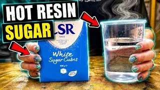 Thumbnail: WHY DID THIS HAPPEN? Sugar Cube Vs Hot Resin!
