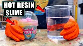 Thumbnail: You WON'T Believe What Happens To SLIME In Hot Resin!