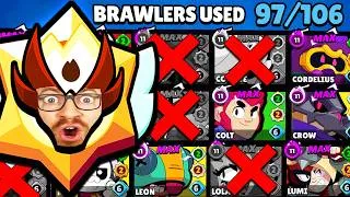 Thumbnail: Bronze to Masters But I Can Only Use Each Brawler Once?