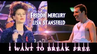 Thumbnail: I Want To Break Free - Freddie Mercury & Lisa Stansfield (Fan Made)