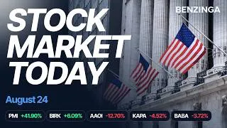 Thumbnail: Dow Jones, S&P 500, Nasdaq 100 Futures Slip Ahead of Data-Heavy Week, $NVDA Earnings, & Jackson Hole