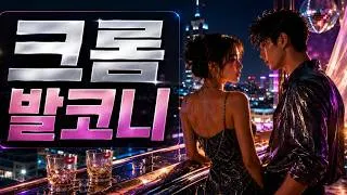 Thumbnail: 크롬 발코니 (Chrome Balcony) | Afro House × Euro Disco | 감성 여성보컬 | 122 BPM