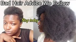 Thumbnail: The Hair Growth Advice I Regret Following. 