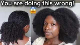 Thumbnail: Stop Now!😱Your hair will never grow if you keep doing this. No hair growth recipe will work for you.