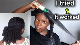 Thumbnail: Wow!😮 I Tried The Viral DIY Soybean Protein on my Natural Hair, and Here’s What Happened.
