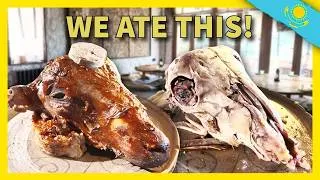 Thumbnail: We Ate Raw Horse Meat & An Entire Sheep's Head...in Kazakhstan (Auyl)