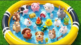 Thumbnail: Farm Animals for Kids: Cows, Horses & Chickens | Learning Video for Kids