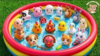 Thumbnail: 100 Farm Animals For Kids: Cow, Sheep & Chicken Adventure | Preschool Learning Video for Toddlers