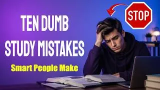 Thumbnail: 10 Dumb Study Mistakes That Are Wrecking Your Grades
