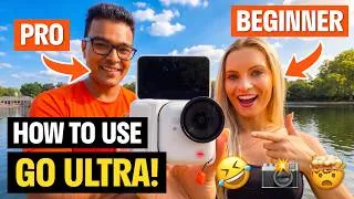 Thumbnail: I Gave A Beginner The Insta360 GO Ultra (Epic Results!)