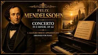 Thumbnail: Felix Mendelssohn ~ Violin Concerto in E Minor, Op. 64 – I. Allegro molto appassionato | Piano