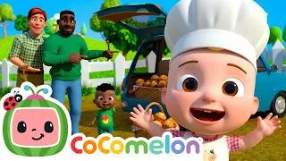 Thumbnail: Muffin Man Delivery! (Best Kids Singalong) | CoComelon | Cars & Truck Videos for Kids