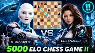Thumbnail: Stockfish Played 5000 Elo Performance Chess With LeelaZero Using a Bold Queen Sacrifice
