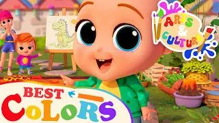 Thumbnail: Baby John and the Floor Is Lava Dinosaur Adventure! 🌋🦖 | Little Angel Arts and Culture Moments